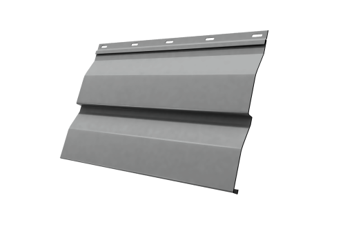 Корабельная Доска 0,265 GL 0.5 Satin с пленкой RAL 9006 бело-алюминиевый