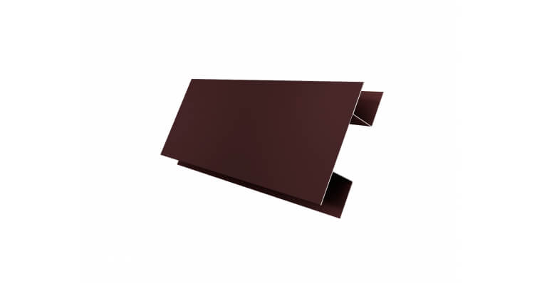 Планка H-образная Экобрус Drap RAL 8017 шоколад