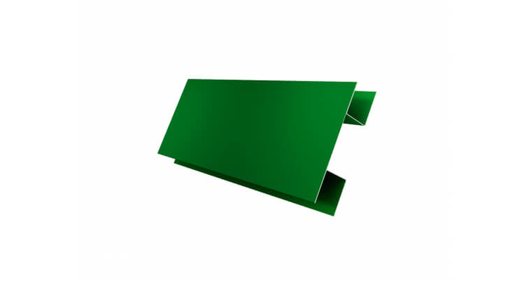 Планка H-образная Экобрус PE с пленкой RAL 6002 лиственно-зеленый