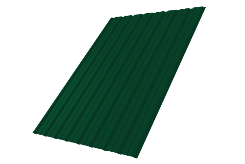 Профнастил С10В Дачный PE RAL 6005 зеленый мох