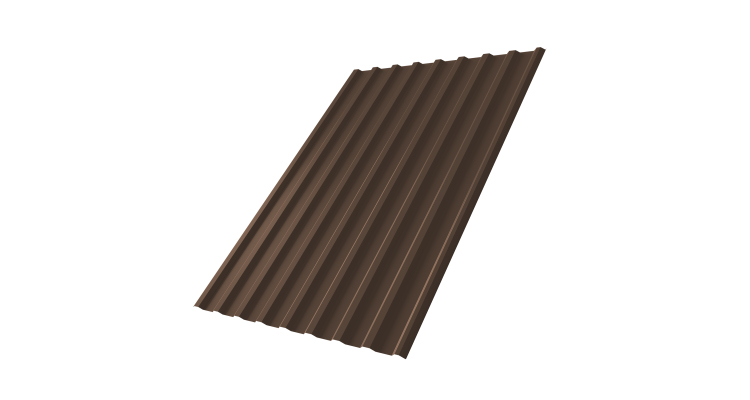 Профнастил С20R Grand Line 0,5 Velur X RAL 8017 шоколад