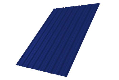 Профнастил С10В 0.45 PE RAL 5002 ультрамариново-синий