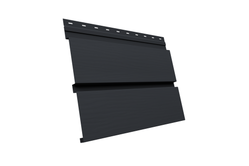 Квадро брус 3D 0.5 Velur X с пленкой RAL 7024 мокрый асфальт