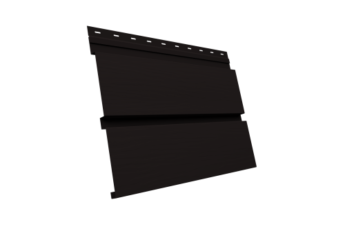 Квадро брус 3D 0.5 Velur X с пленкой RAL 9005 черный
