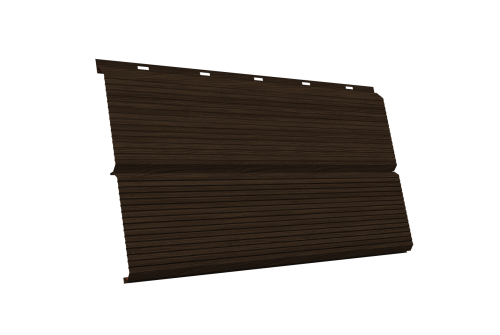ЭкоБрус 0,345 Gofr 0.45 Print Elite Coffee Wood TwinColor