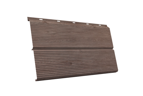 ЭкоБрус 0,345 Gofr 0.45 Print Elite White Wood TwinColor