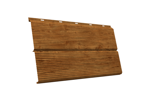 ЭкоБрус 0,345 Gofr 0.45 Print Elite Golden Wood TwinColor