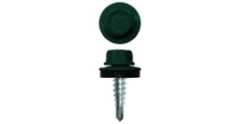 Саморез по металлу Daxmer 4.8х19 RAL 6005 (250) сверло №2