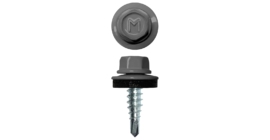 Саморез по металлу Daxmer 4.8х19 RAL 7004 (250) сверло №2