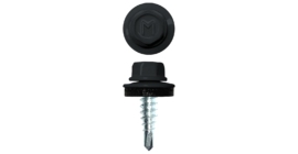 Саморез по металлу Daxmer 4.8х19 RAL 7021 (250) сверло №2