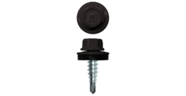 Саморез по металлу Daxmer 4.8х19 RAL 8019 (250) сверло №2