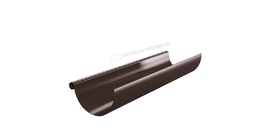 Желоб водосточный Металл Профиль GRANDSYSTEM D125х3000 RAL 8017