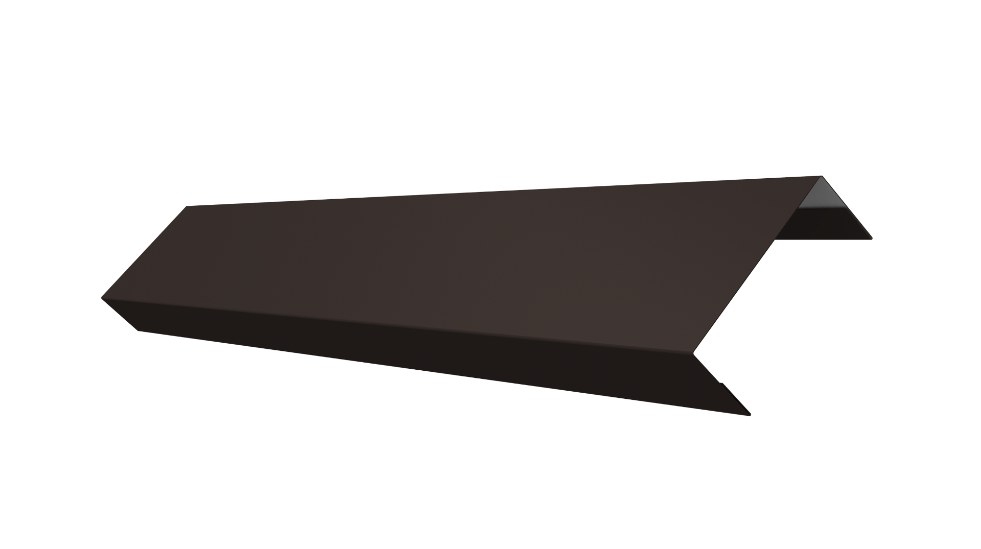 Ламель обратная 50 забора жалюзи Texas 0.45 Drap-double TX RR 32 темно-коричневый