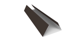 Планка стыковочная составная нижняя 0,45 Drap RR 32 темно-коричневый (2м)