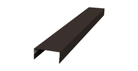 Крышка 30х15 жалюзи Texas 0,45 Drap TR RR 32 темно-коричневый (2,5м)