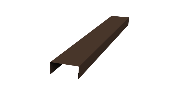 Крышка 30х20 жалюзи Texas 0,5 Drap TX RAL 8017 шоколад (2,5м)