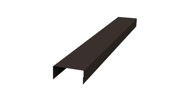 Крышка 30х20 жалюзи Texas 0,5 PurLite Matt RR 32 темно-коричневый (2,5м)