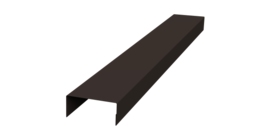 Крышка 45х20 жалюзи Texas 0,5 PurPro RR 32 темно-коричневый (2,5м)