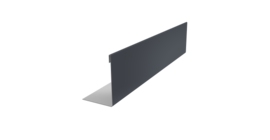 Нащельник 150 Texas 25х35 0,5 Drap RAL 7024 мокрый асфальт (L1,5)