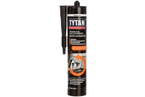 Герметик Tytan Professional каучуковый для кровли 310мл черный